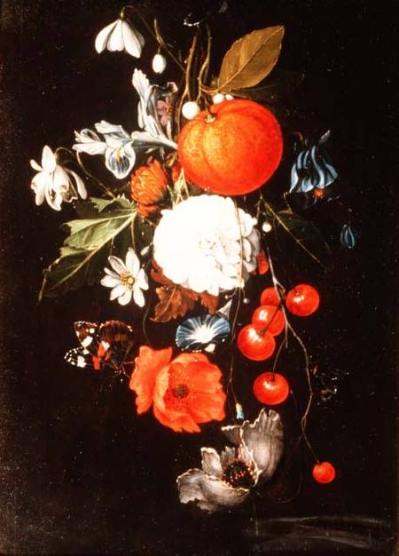 Still Life with Fruit and Flowers von Cornelis de Heem