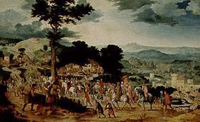 Der Gang nach Golgatha. um 1540