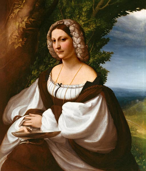 Portrait einer Frau von Correggio (eigentl. Antonio Allegri)