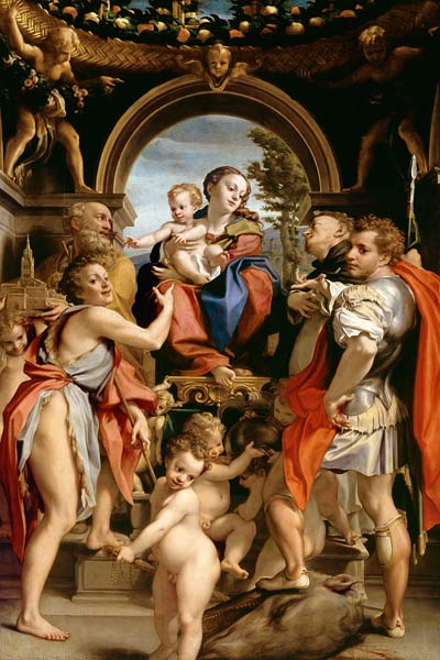 Madonna mit dem Heiligen Georg von Correggio (eigentl. Antonio Allegri)