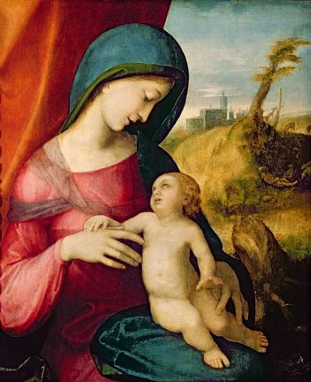 Madonna and Child, 1512-14 von Correggio (eigentl. Antonio Allegri)