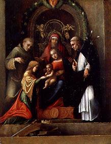 Die mystische Vermählung der heiligen Katharina. von Correggio (eigentl. Antonio Allegri)