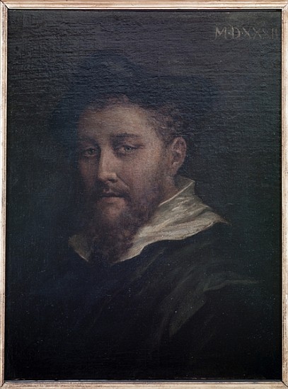Portrait presumed to be of the artist von Correggio (eigentl. Antonio Allegri)