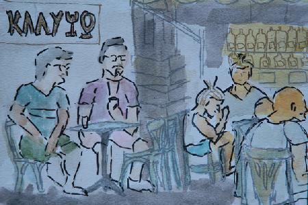 Calypso bar, Skyros 2017