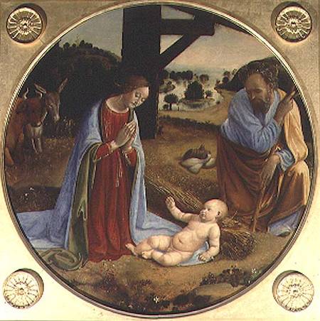 Adoration of the Holy Child von Cosimo Rosselli