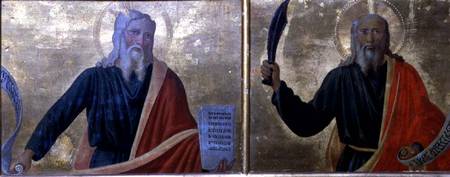 Moses and Abraham von Cosimo Rosselli