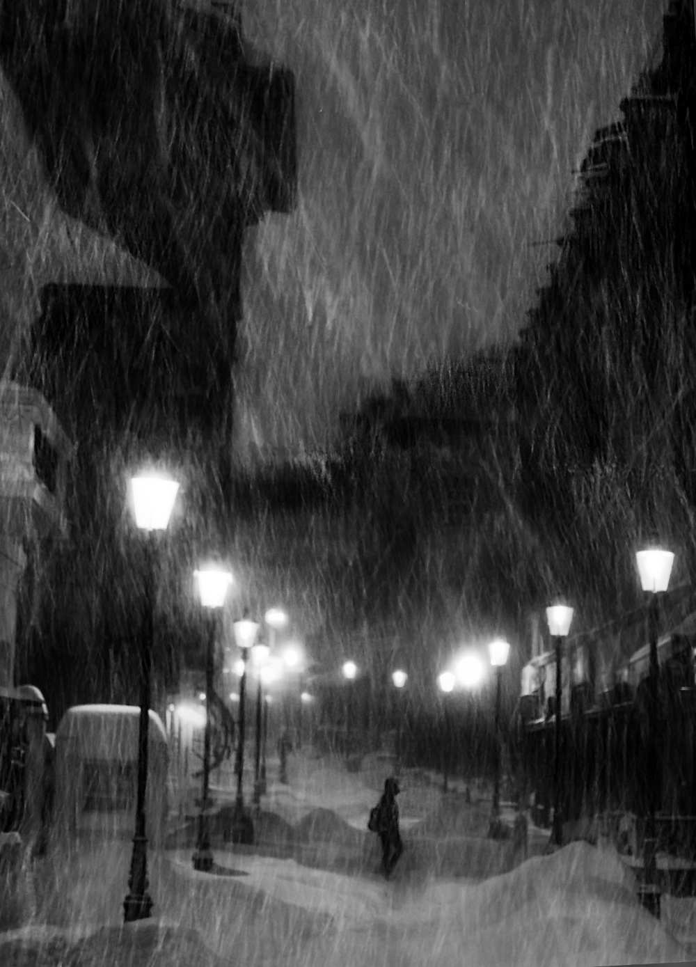 tombe la neige ... von Cristian Andreescu