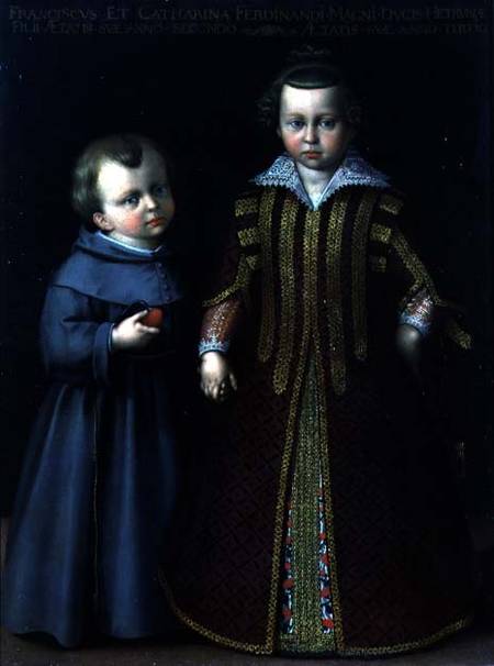 Francesco and Caterina de Medici von Cristofano Allori