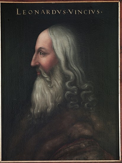 Portrait of Leonardo da Vinci von Cristofano dell' Altissimo
