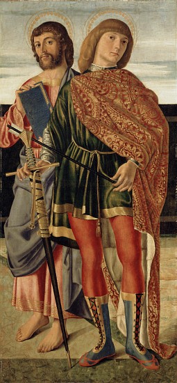 St. Matthew and St. Sebastian von Cristoforo Caselli