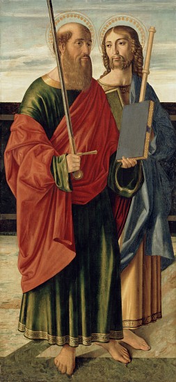 St. Paul and St. James the Elder von Cristoforo Caselli