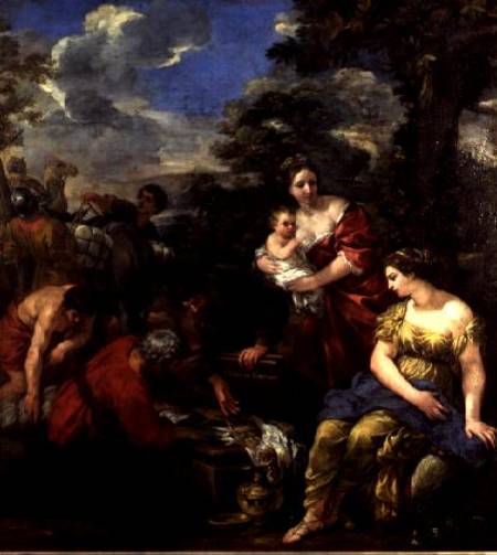Laban Seeking his Idols von Pietro  da Cortona,