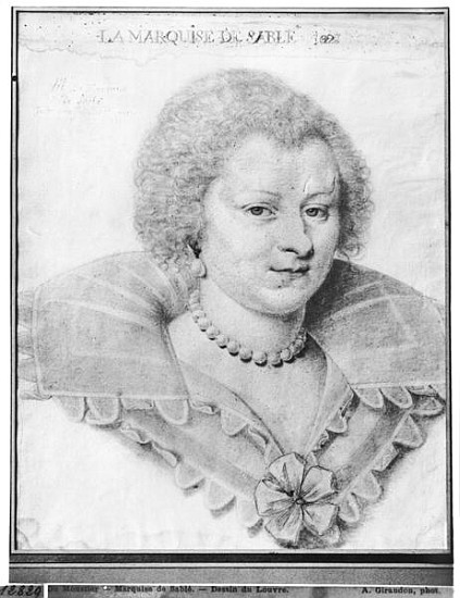 Portrait of Magdeleine de Souvre (1599-1678) Marquise de Sable von Daniel Dumonstier or Dumoustier