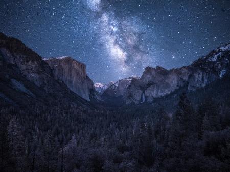 Eine Nacht in Yosemite