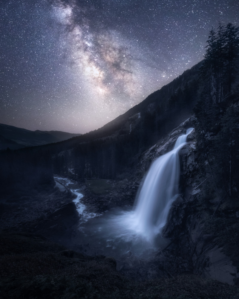 Sternennacht in den Alpen von Daniel Gastager