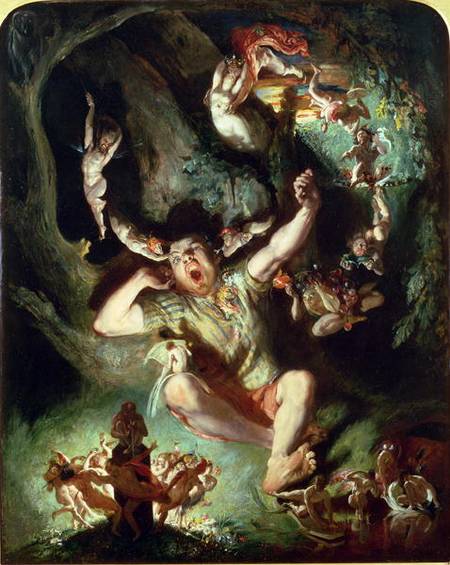 The Disenchantment of Bottom, from 'A Midsummer Night's Dream' Act IV Scene I von Daniel Maclise