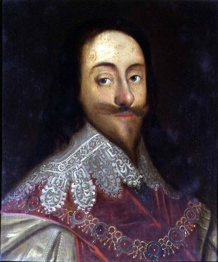 Charles I (1600-49) (panel) von Daniel Mytens