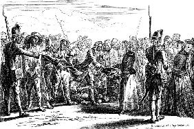 Die ersten russischen Gefangenen in Berlin nach dem Schlacht bei Zorndorf 1758 1758