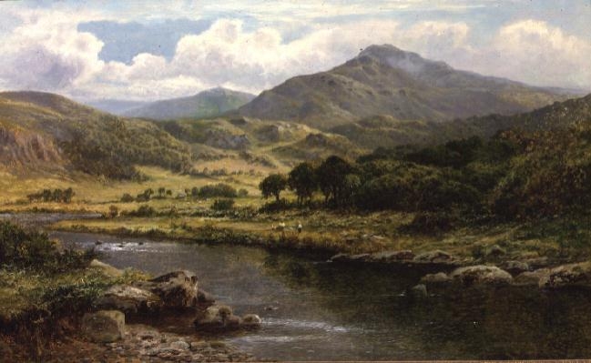 A Highland River Landscape von Daniel Sherrin