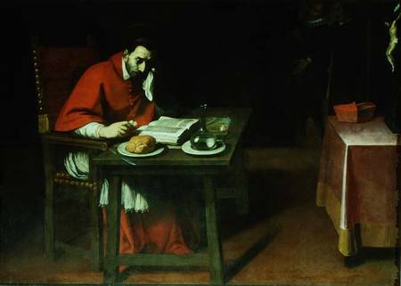 The Fasting of St. Charles von Daniele Crespi