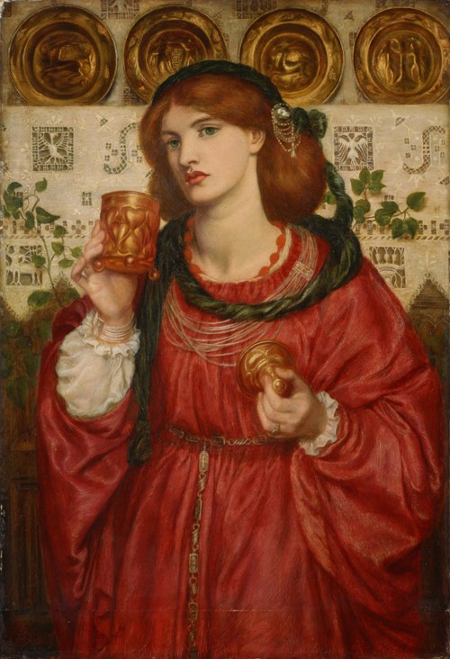 Der Liebesbecher von Dante Gabriel Rossetti