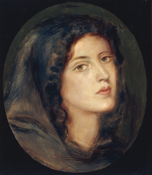 D.Rossetti, Miss Burton. von Dante Gabriel Rossetti