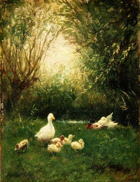 Another Sunday Afternoon by the River von David Adolph Constant Artz