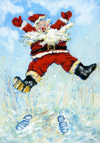 Happy Santa von David  Cooke