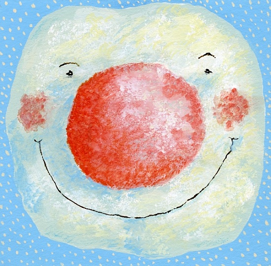 Smiling snowman von David  Cooke