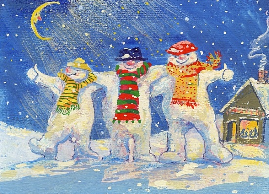 Snowmens Night Out von David  Cooke