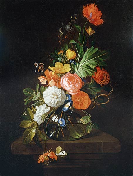 Still Life of Flowers von David de II Heem