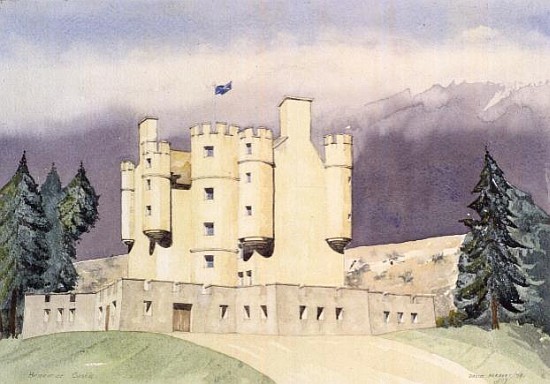 Braemar Castle, 1994 (w/c)  von David  Herbert