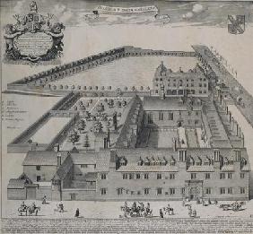 Magdalene College, Cambridge (engraving) 19th