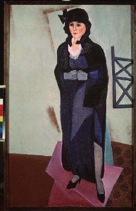 Porträt der Frau des Malers 1925
