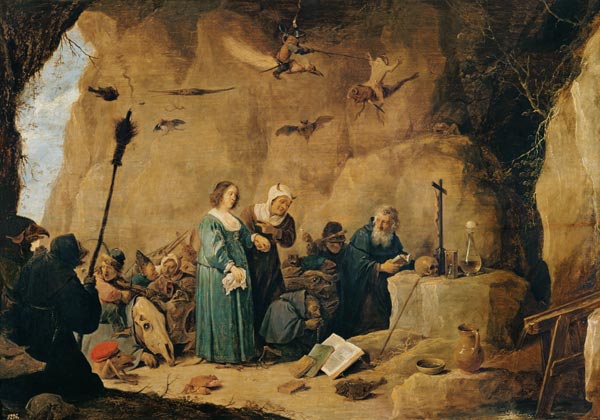 Die Versuchung des hl. Antonius Abad. von David Teniers