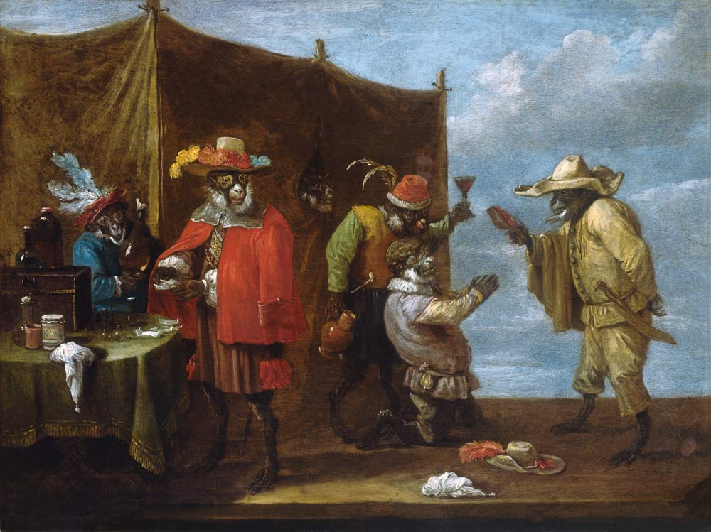 Singerie von David Teniers