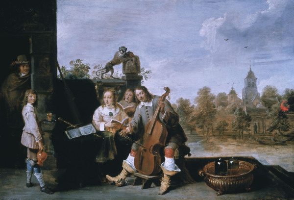David Teniers t.Y. with family von David Teniers