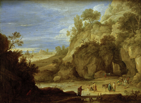 D.Teniers d.J., Felslandschaft mit ... von David Teniers