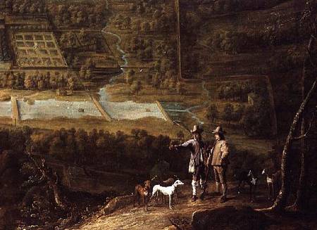 Landscape with sportsmen von David Teniers