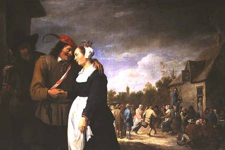 A Peasant Wedding von David Teniers