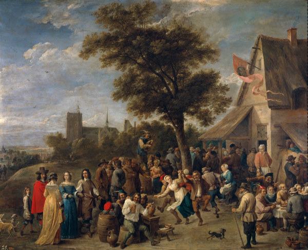 Teniers the Younger / Peasant Festival von David Teniers