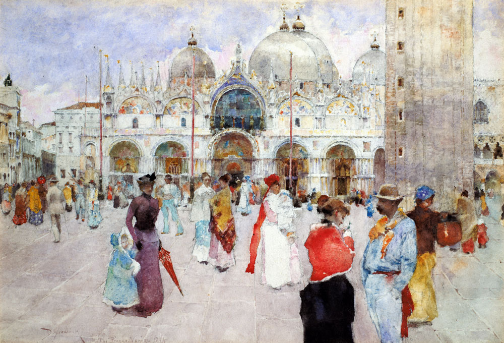 The Piazza di San Marco, Venice von David Woodlock