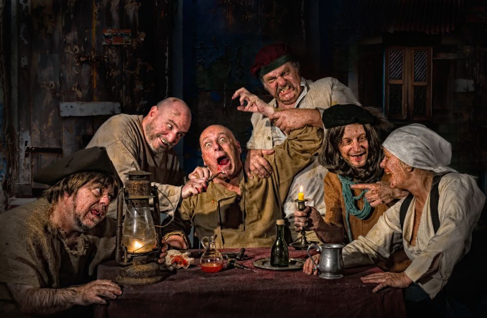 Der Zahnarzt - Hommage an Caravaggio von Derek Galon MA