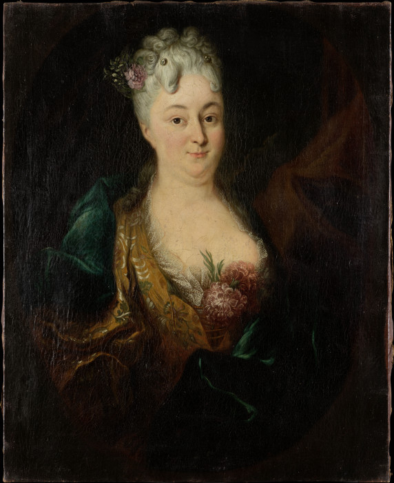 Bildnis der Margarethe Elisabeth von Lersner von Deutscher Meister des ersten Drittels des 18. Jahrhunderts
