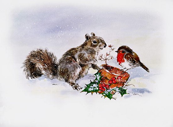 The Squirrel and the Robin  von Diane  Matthes