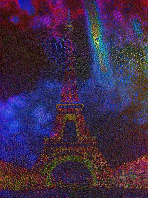 Eiffelturm im Regen von Christophe Didillon
