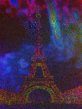 Eiffelturm im Regen 2013