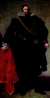 Bildnis des Gaspar de Guzmán Herzogs von Olivares von Diego Rodriguez de Silva y Velázquez