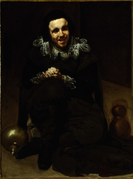 D.Velázquez / Court Jester Calabazas von Diego Rodriguez de Silva y Velázquez