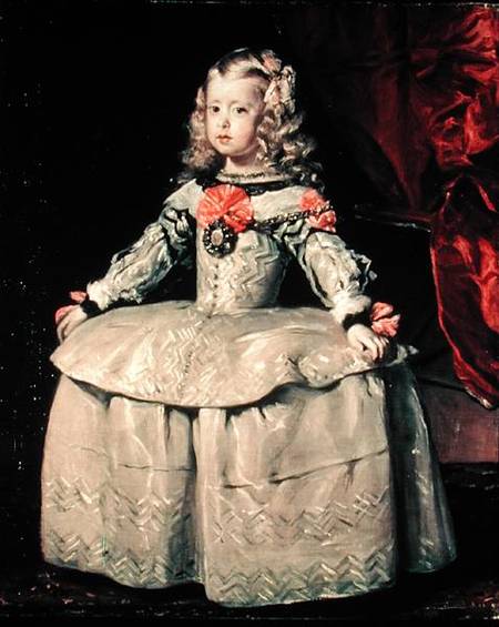 Portrait of the Infanta Margarita (1651-73) Aged Five von Diego Rodriguez de Silva y Velázquez